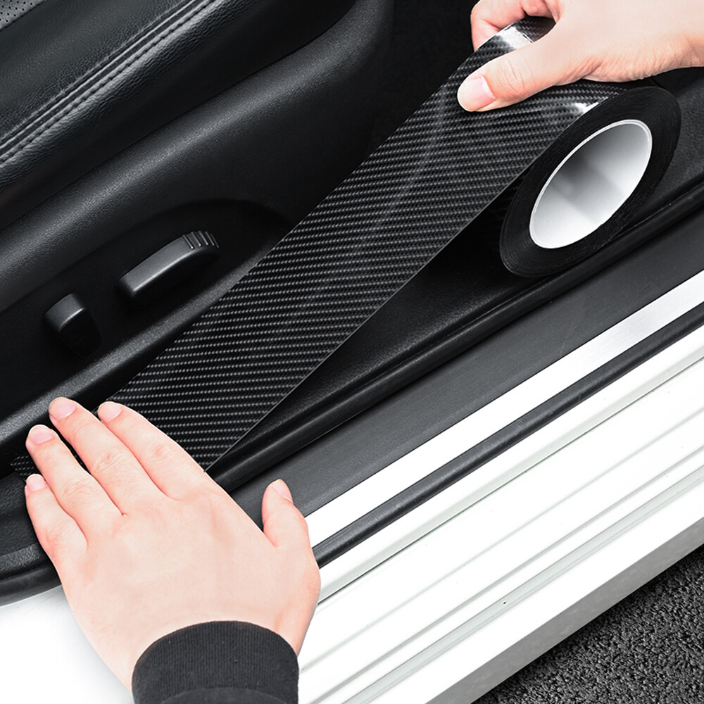 Car Door Sill Scuff Guard Anti-Scratch Protection Cover Strip