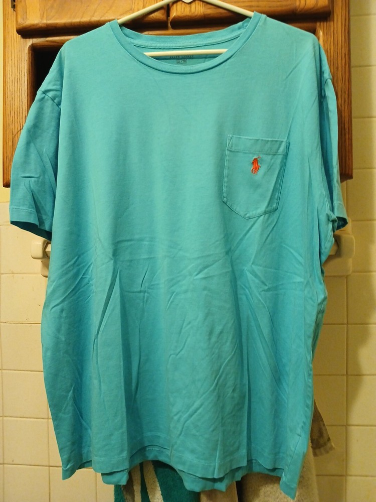 Polo Ralph Lauren Xlarge Teal T Shirt