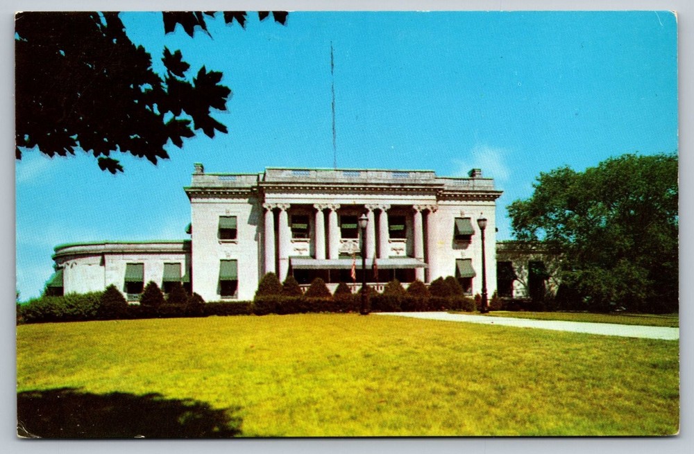 Vintage Governor's Mansion Frankfort Kentucky Linen Postcard