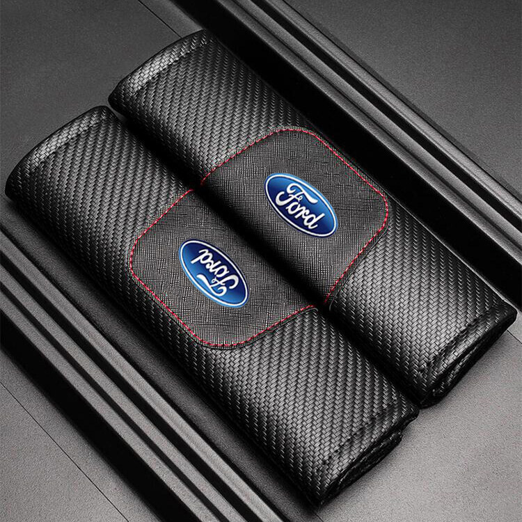 2pcs Car Seat Belt Cover Shoulder Cushion Pad Interior Accessories Ford
