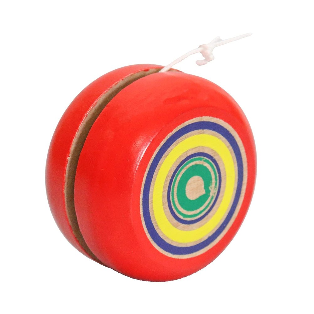 Castle Enterprise Traditional Wooden Yo-Yo Red Made in Japan