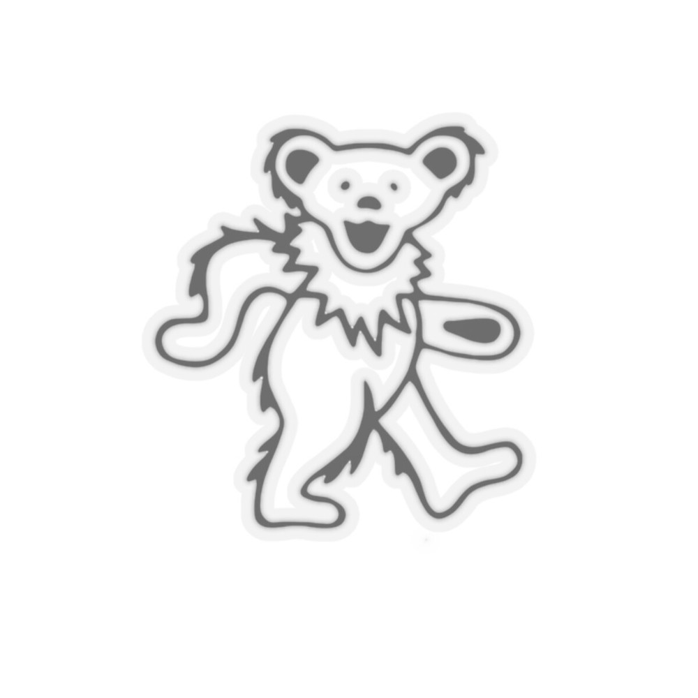 Grateful Dead Acid Bear Kiss-Cut Vinyl Stickers-image