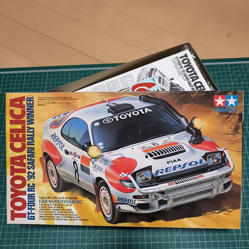 Tamiya 1/24 Toyota Celica Gt-Four '92 Safari Rally Sports Car Series No.175