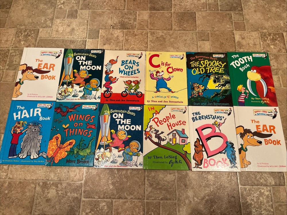 Lot Of 12 Dr. Seuss & Others Beginner Bright and Early Books