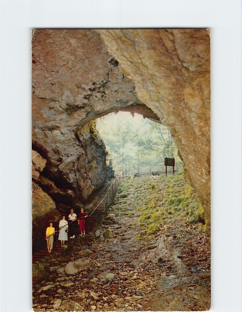 Postcard Entrance to Mammoth Cave Mammoth Cave National Park Kentucky USA