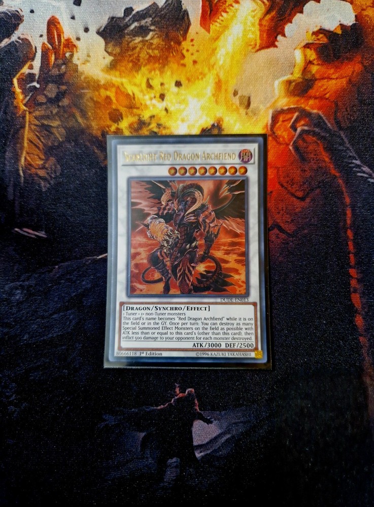 DUDE-EN013 Scarlight Red Dragon Archfiend-Ultra Rare- 1st Edition-YuGiOh