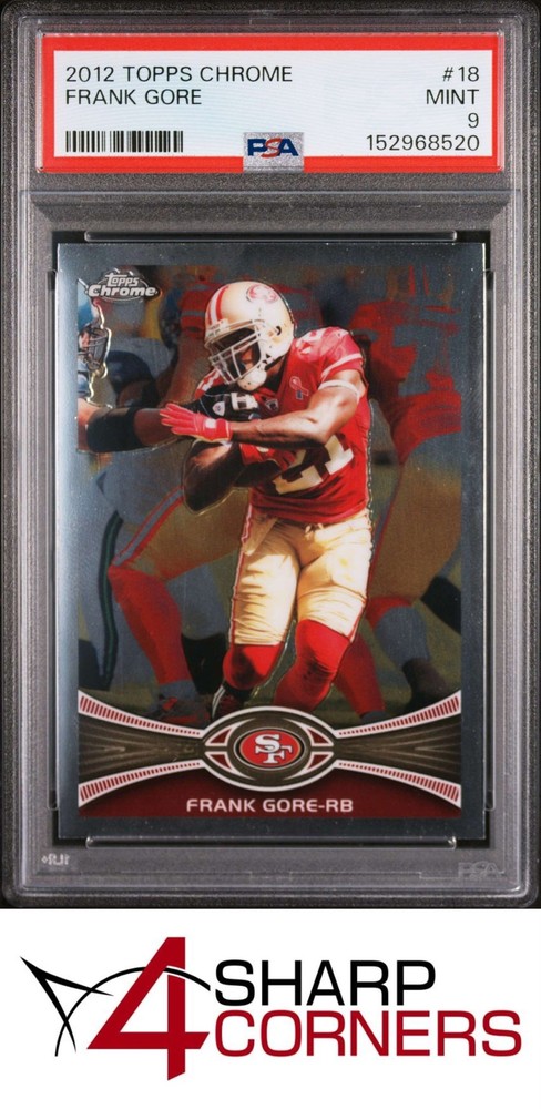 2012 Topps Chrome #18 Frank Gore 49Ers Pop 1 Psa 94SC: The hobby’s top consignment resource on eBay!
