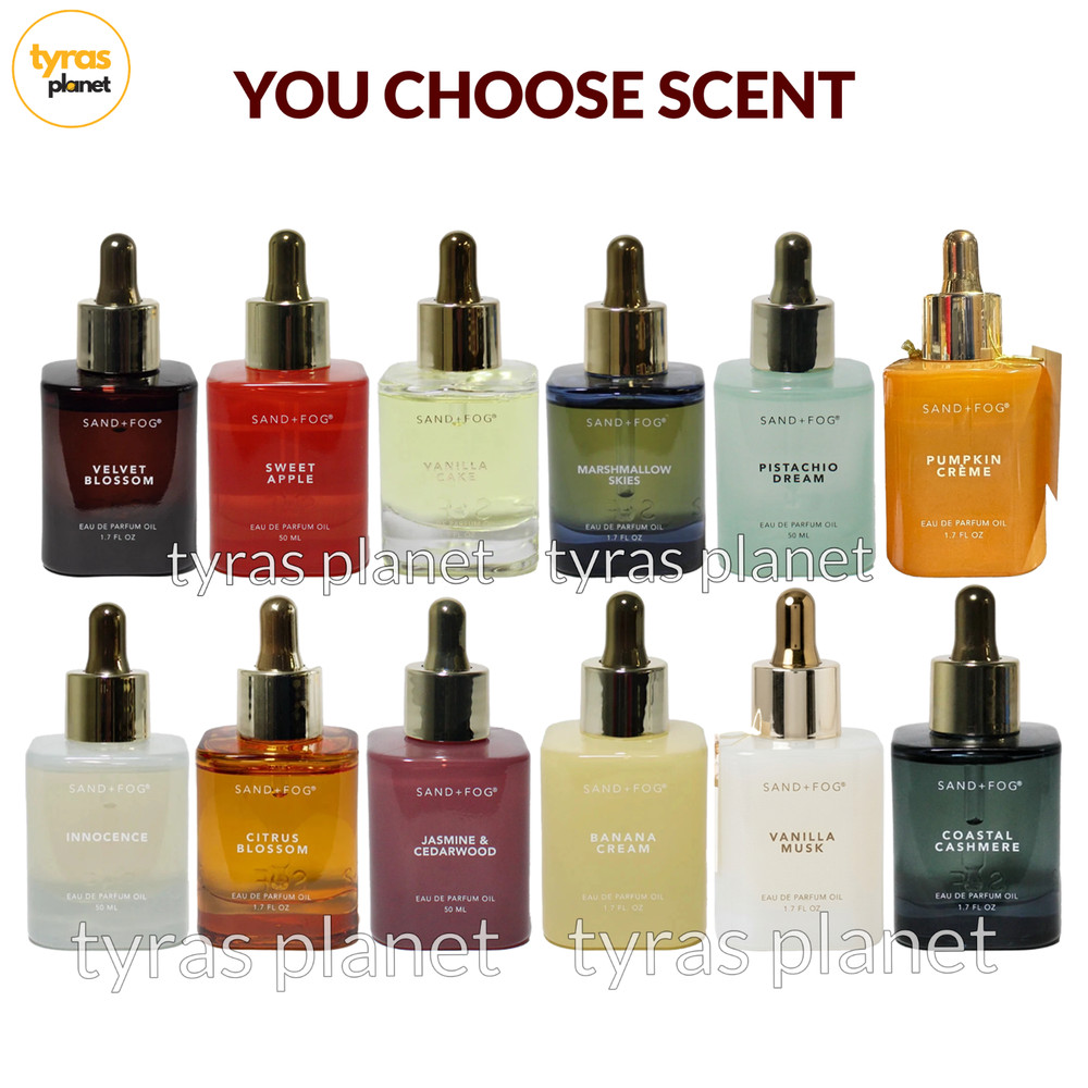 Sand & Fog Eau De Parfum Perfume Oil 50 ml 1.7 oz Dropper Bottle CHOOSE SCENT