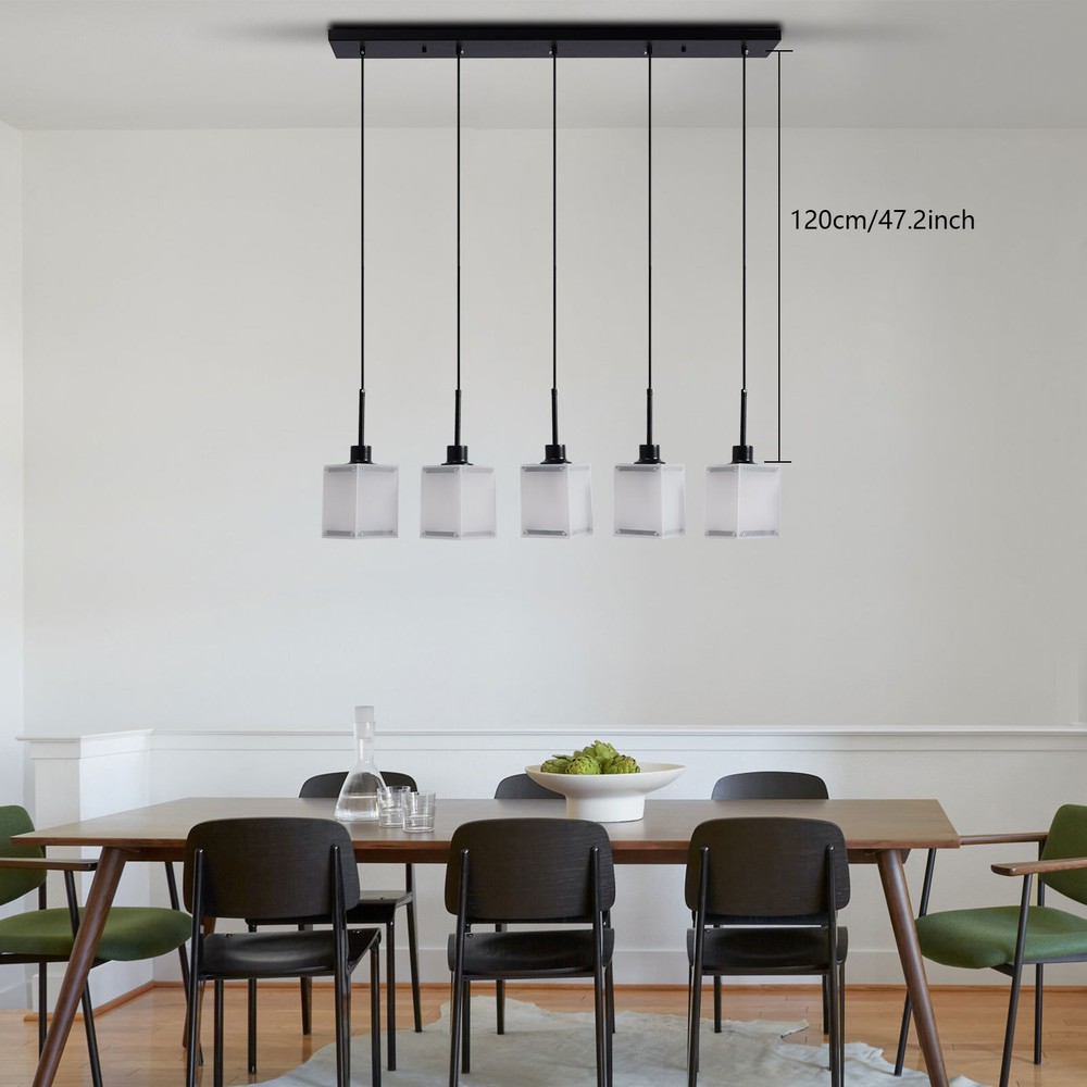Modern 5-Light Ceiling Mount Fixture for Indoor Spaces