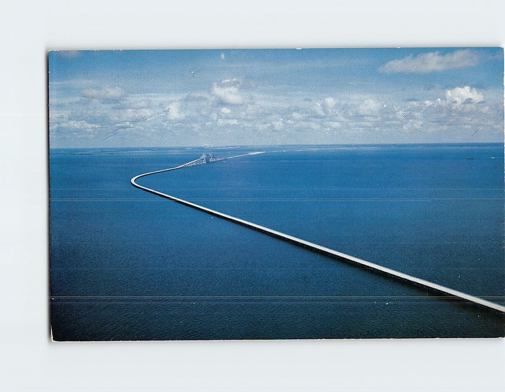 Postcard Sunshine Skyway St. Petersburg Florida USA