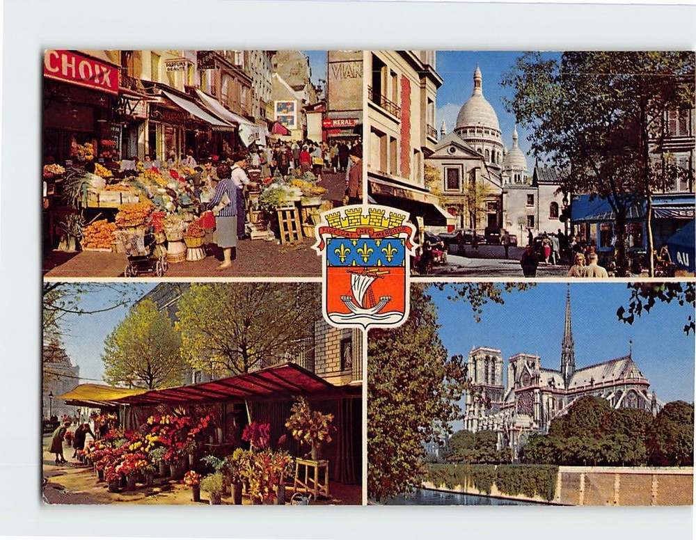 Postcard Paris France