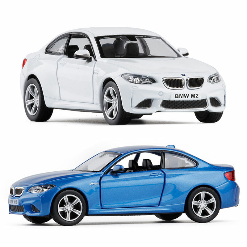 1:36 Scale BMW M2 Model Car Diecast Vehicle Toys for Kids Boys Gift Pull Back