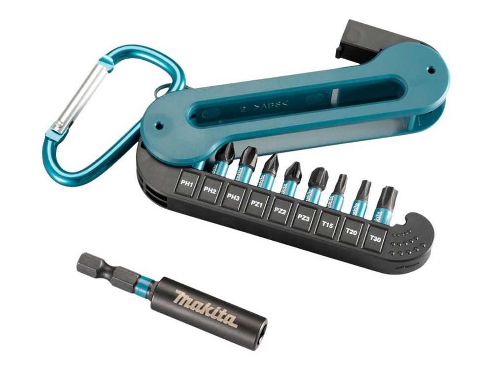 Makita 10-Piece Impact Bit Set Torx Phillips Pozidriv Allen 25mm E-12005