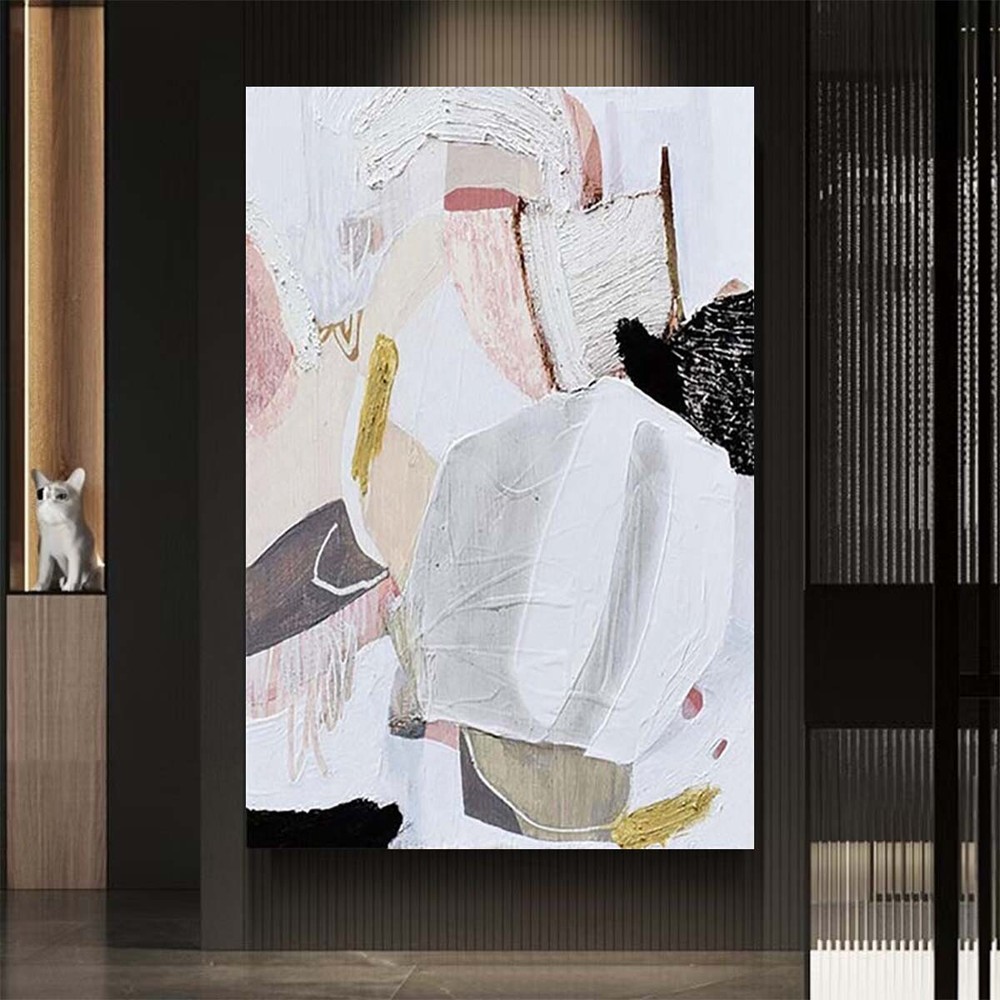 Nordic Modern Abstract Art Oil Painting Wall Canvas Decorative Mural 100 Hand