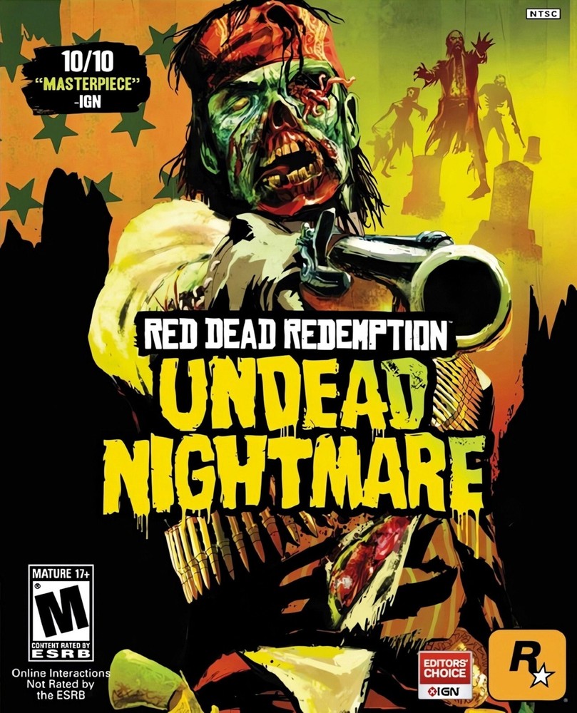 Red Dead Redemption Undead XBOX 360 PS3 BOX ART Glossy POSTER Unframed B0190