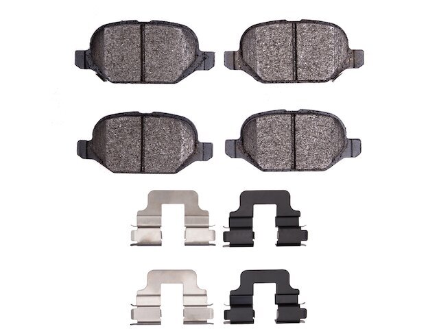For 2012-2019 Fiat 500 Brake Pad Set Rear Dynamic Friction 43396CYBT 2013 2014