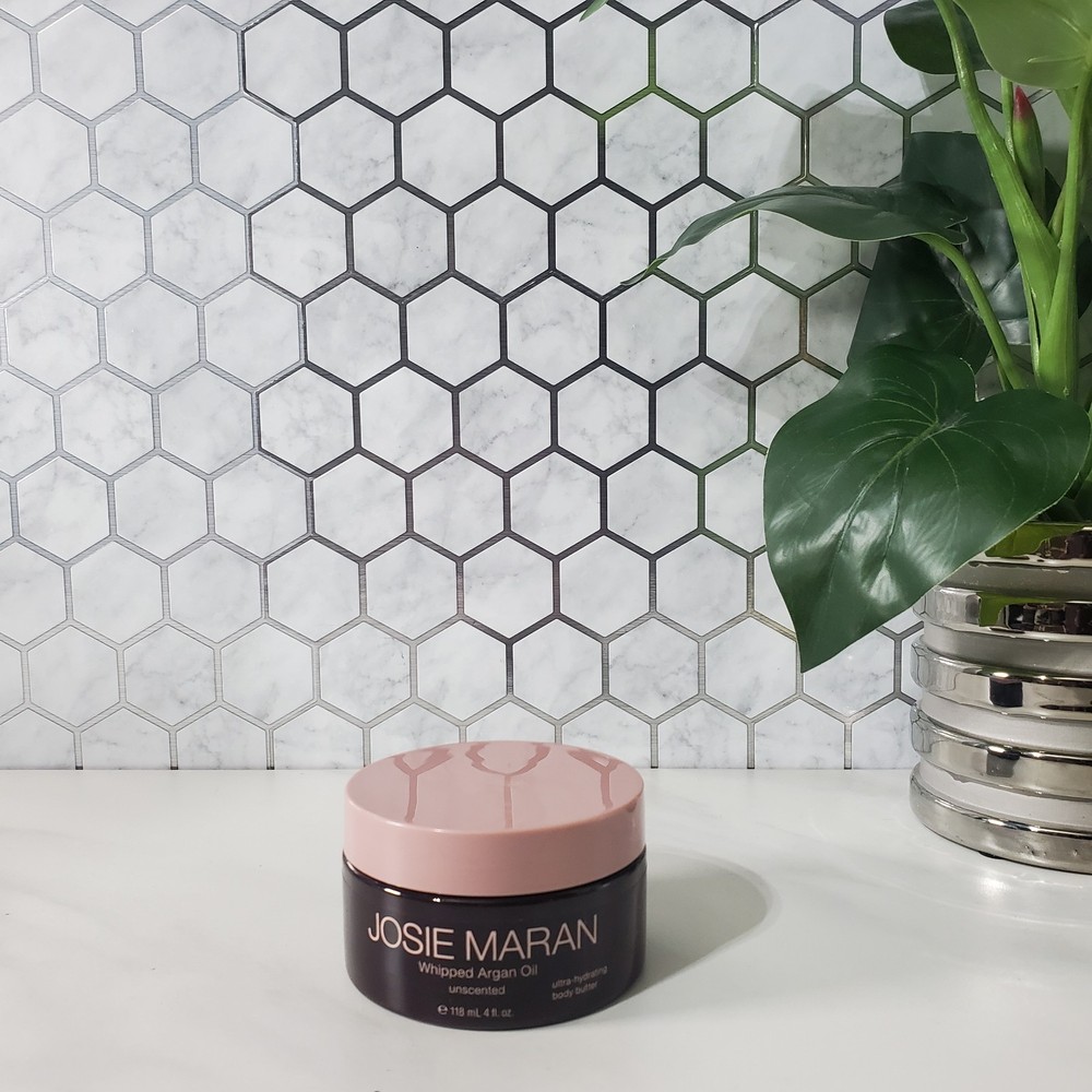 Josie Maran Whipped Argan Oil Unscented Ultra Hydrating Body Butter 4 oz Sealed