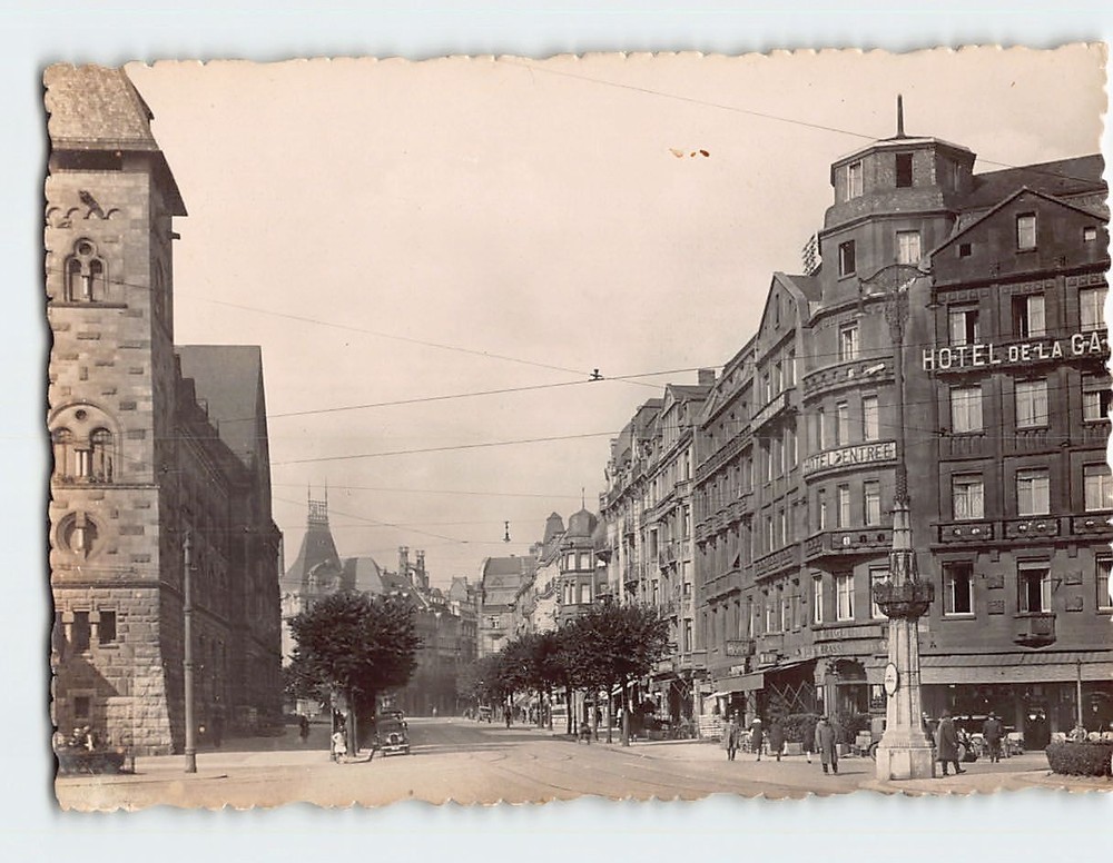 Postcard Rue Gambetta Metz France