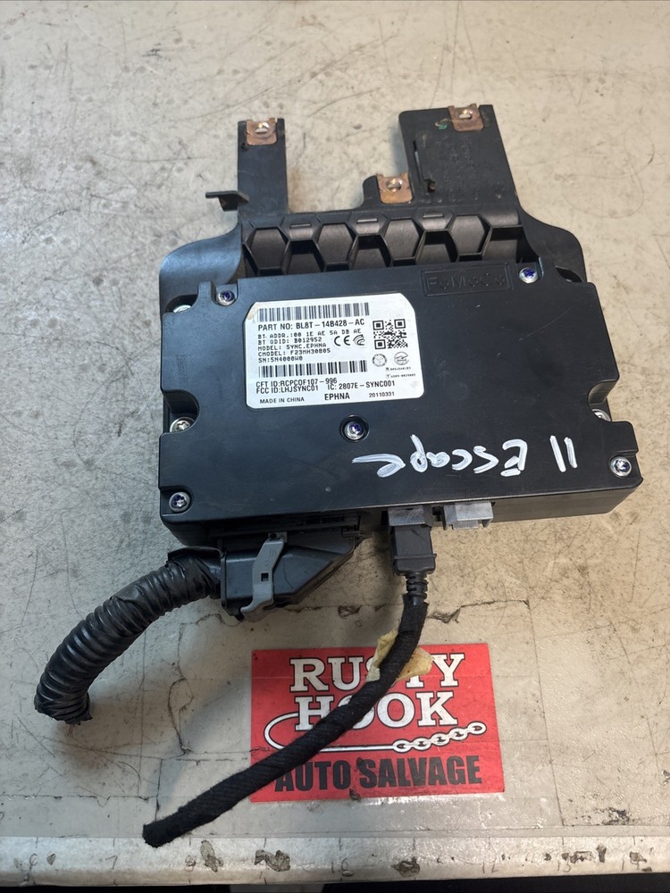 2011 Ford Escape Mariner Sync Communication Control Module BL8T14B428