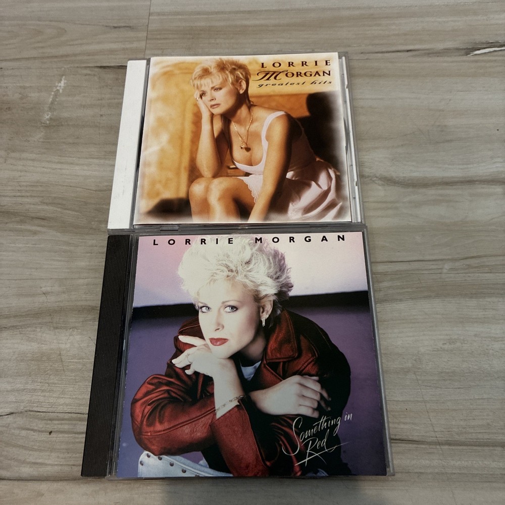 Lorrie Morgan : Something in Red & Greatest Hits 2 CD LOT Country Excellent