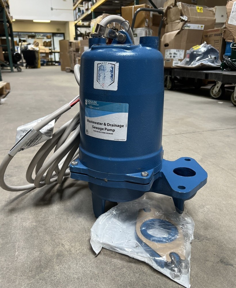 GOULDS WATER TECHNOLOGY WS1532BHF Sewage Ejector Pump 1-1/2 HP 220V AC No Switch