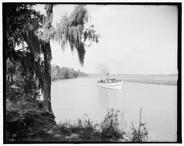 Charleston South Carolina Magnolia Gardens E.H. Jackson Steamboat 1900s