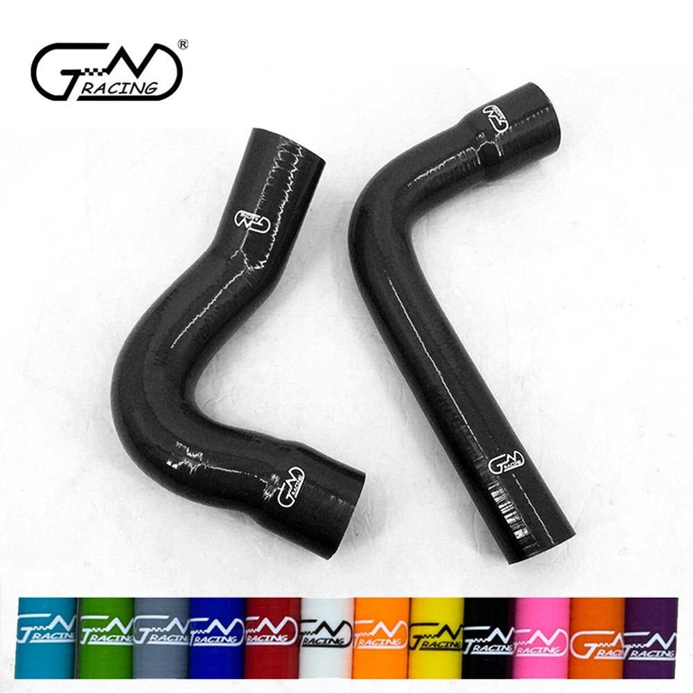 Silicone Radiator Hose Fit 67-70 Ford Mustang Falcon Torino Fairlane V8 Black