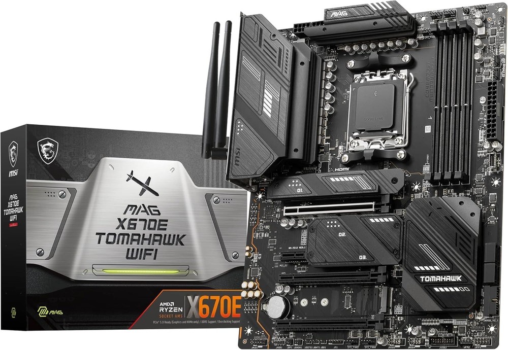 MSI MAG X670E TOMAHAWK WiFi AM5 ATX AMD Motherboard