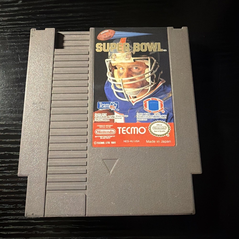 Tecmo Super Bowl Nintendo NES Cartridge