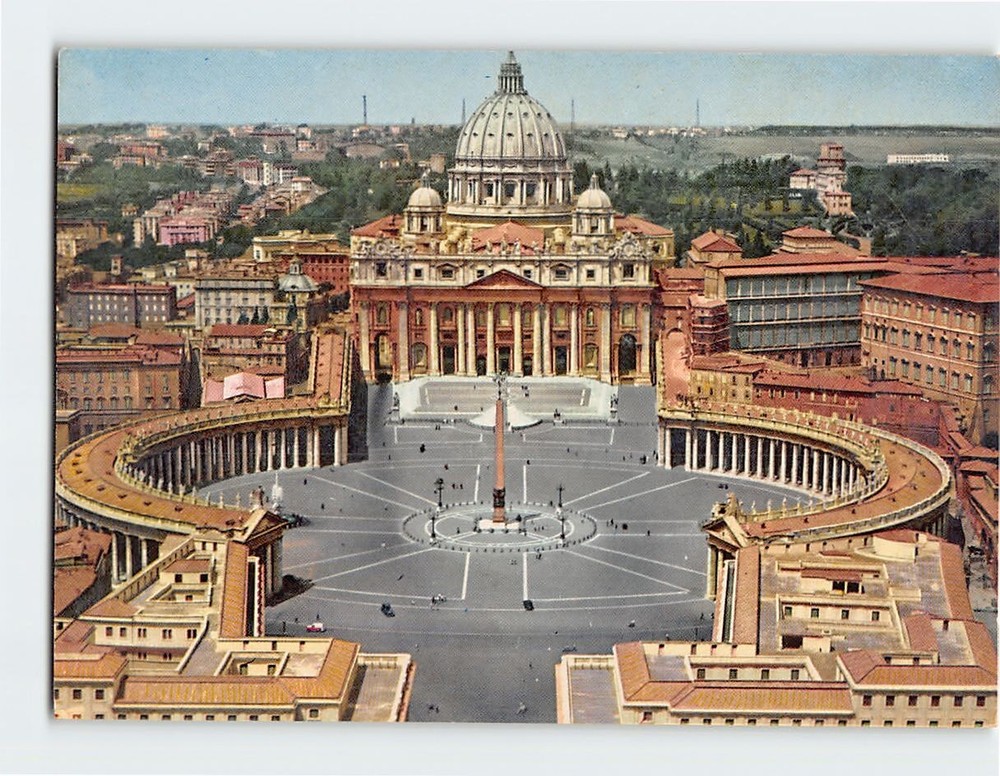 Postcard St. Peter's Basilica Vatican