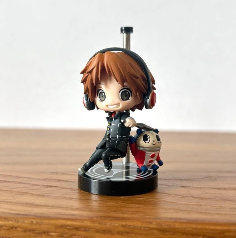 Persona 4 One Coin Grande Figure Yosuke Hanamura with Glasses Teddie
