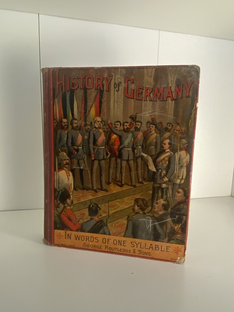 1884 The History Of Germany In Words Of One Syllable Mrs Helen W Pierson Illust.