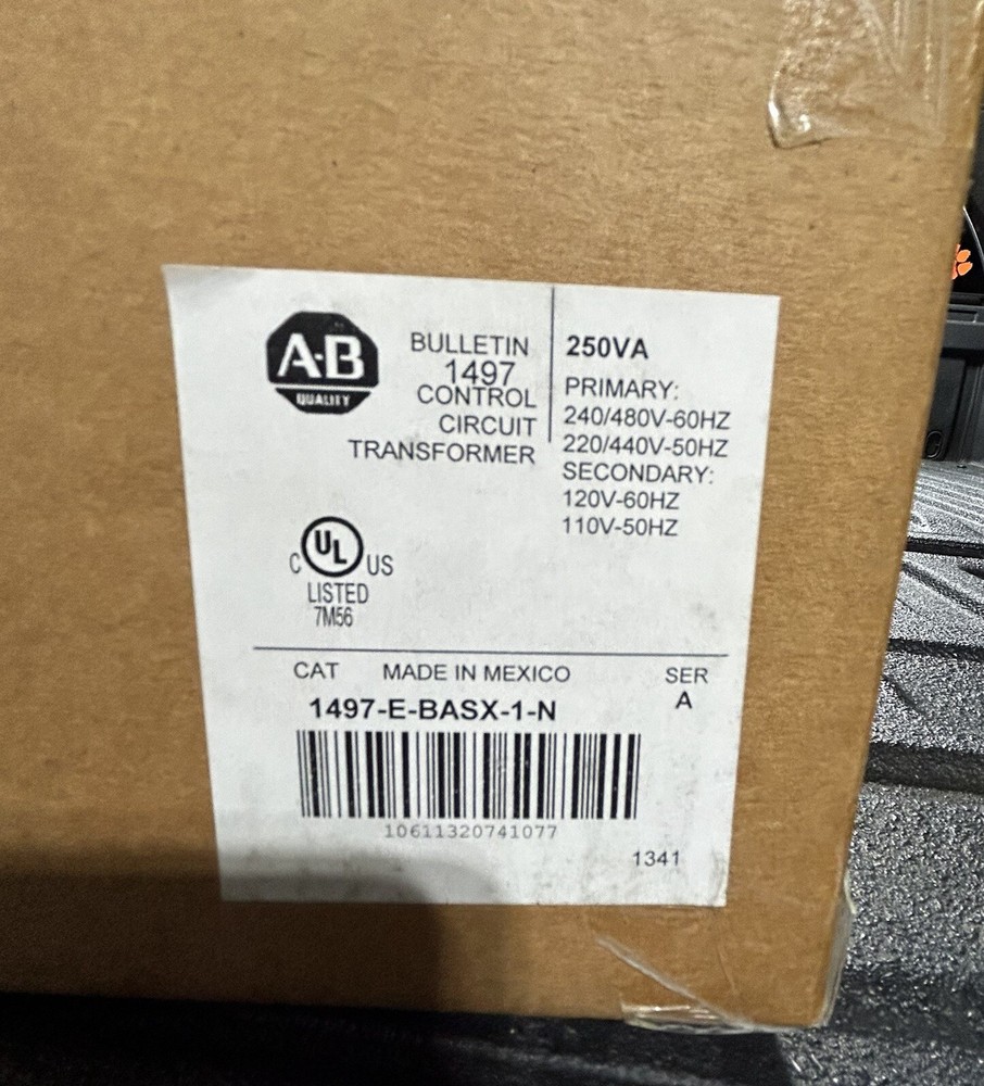 Allen-Bradley 1497-E-BASX-3-N SER. A Control Circuit Transformer 250 VA