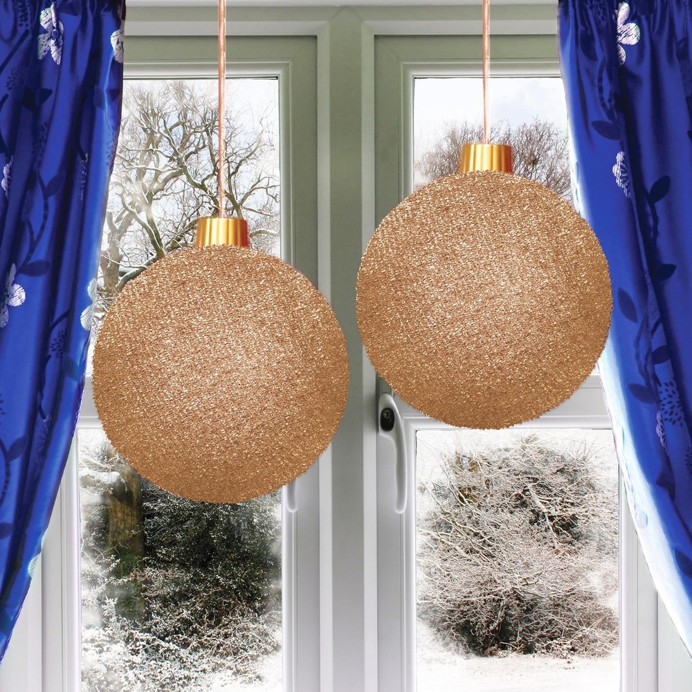12`` GOLD TINSEL ORNAMENT