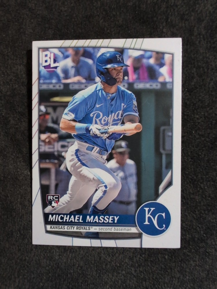 2023 Topps Big League #15 Michael Massey RC Kansas City Royals Baseball Card