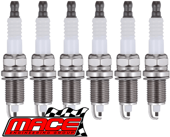 SET OF 6 MACE COPPER CORE SPARK PLUGS FOR MITSUBISHI PAJERO NJ NK NL 6G74 3.5 V6