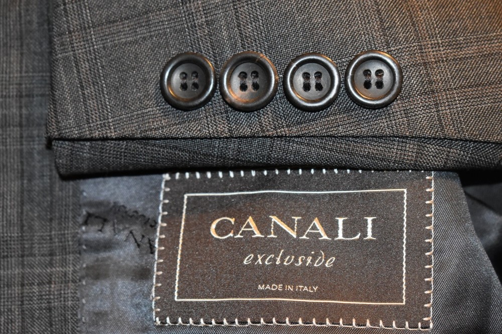 CANALI Exclusive Nordstrom Wool Super 150’s Suit Blazer Coat Jacket 50IT 40US
