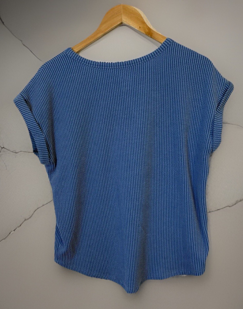 Maurices Women's 24/7 Top Blue Size M #126