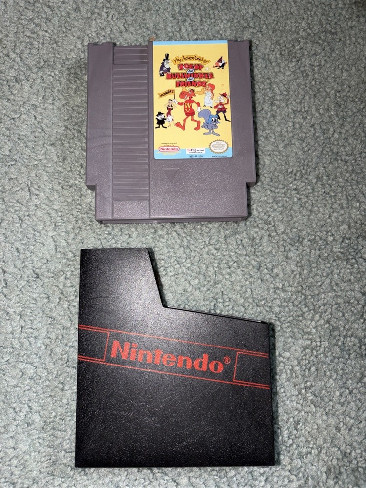 The Adventures Of Rocky & Bullwinkle & Friends NES Nintendo Authentic