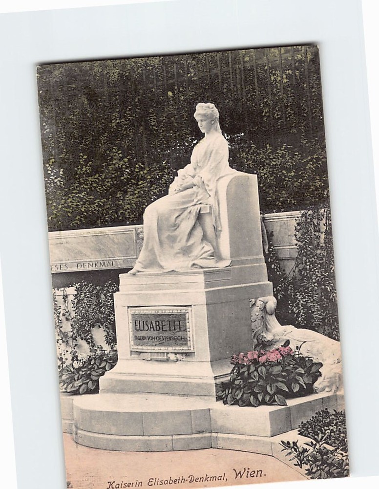 Postcard Kaiserin-Elisabeth-Denkmal Vienna Austria