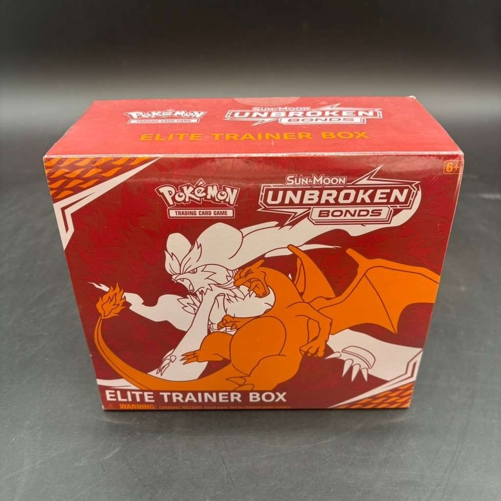 Pokemon TCG Sun & Moon Unbroken Bonds Elite Trainer Box SEALED ETB with AcrylicPROBSTEIN123 is actively accepting CONSIGNMENTS !!