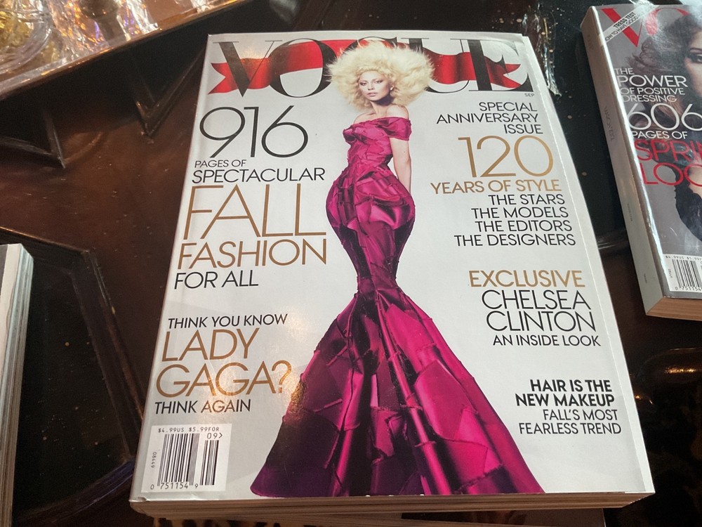 Vogue Magazine September 2012, Lady Gaga Cover, Largest Issue, Excellent  To New