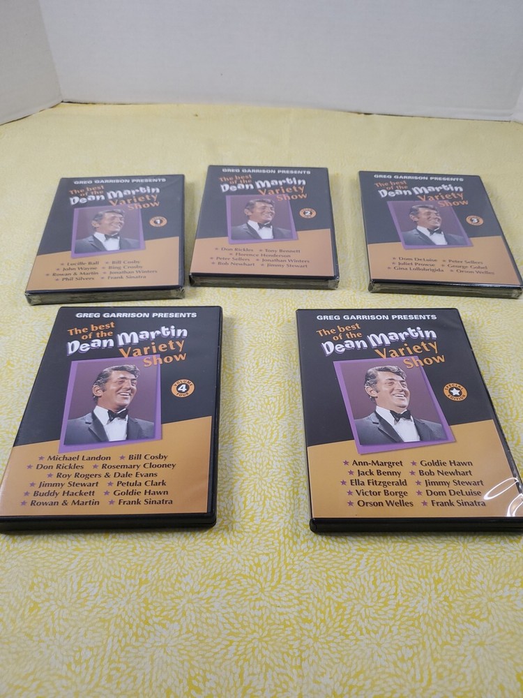 The Best of the Dean Martin Variety Show DVD Collection Vol 1-4 New And Like New