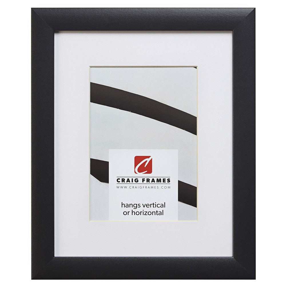 1WB3BK 20x24 Inch Black Photo Frame with Mat for 16x20 Inch Display