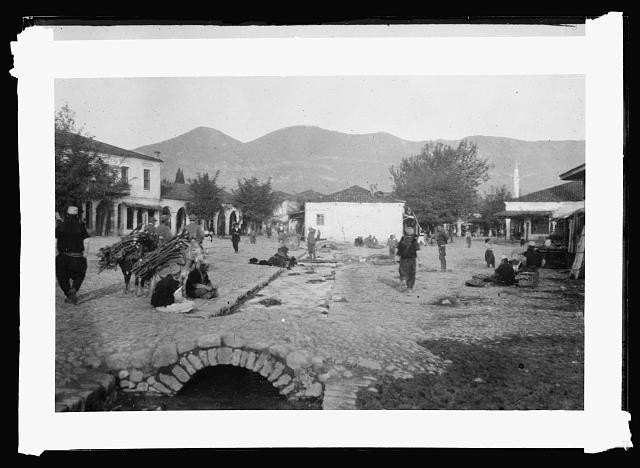 Photo:Tirana Albania Market Place 1920 American Red Cross Balkans