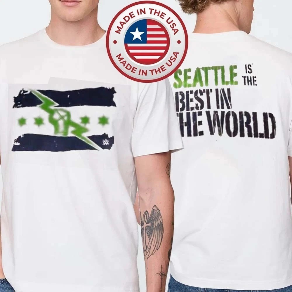CM Punk WWE Raw 2026 Seattle Is The Best In The World T-Shirt