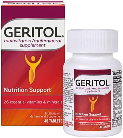 Geritol, Multivitamin Supplement, B-Vitamins, Antioxidants, Vitamins C, E