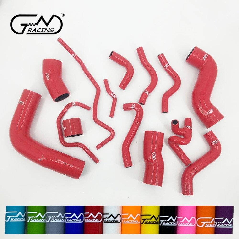 Silicone Intercooler Coolant Crankcase Hose Fit Audi A3 S3 TT MK1 1.8T 225 Red