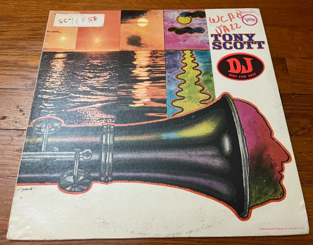 TONY SCOTT Original Self Titled LP YELLOW LABEL PROMO VERVE