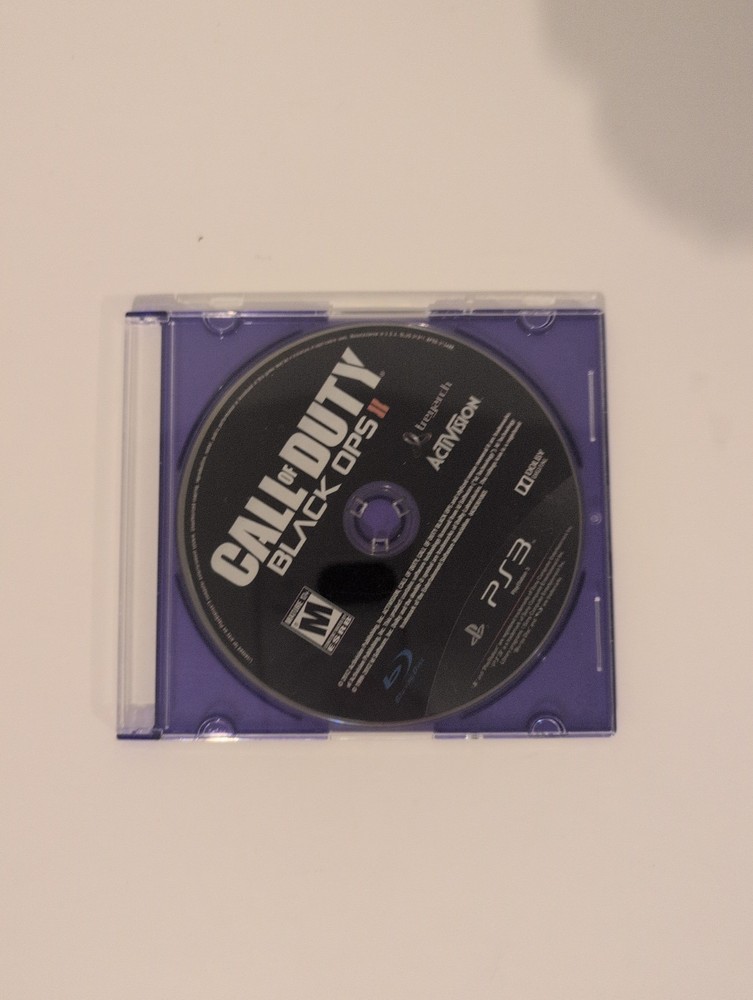 CALL OF DUTY: Black Ops 2 (Sony PlayStation 3, PS3 2012) Disc & BLANK CASE